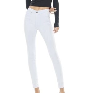 Kancan White High-Rise Skinny Jeans Sz 11/29